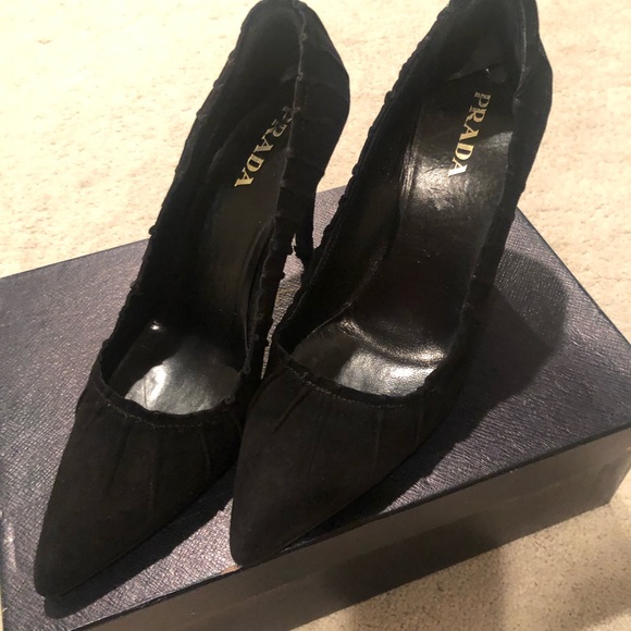 Prada suede shoes like new - Picture 1 of 5